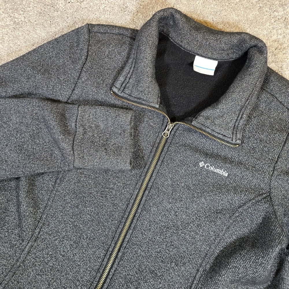 Columbia Women's Gray Sweater Weather Full Zip Jacket Size XL
